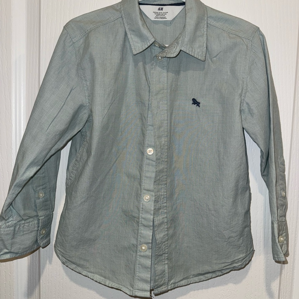 H&M Mint Green Collared Shirt